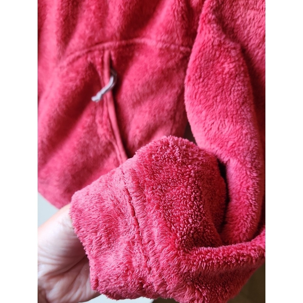 North Face Womens Osito Hooded Jacket Pink - Picture 4 of 16